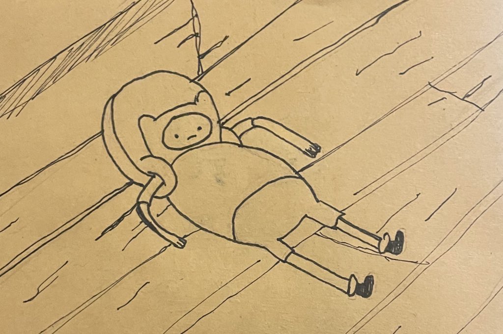 poorly drawn adventure time tweet media