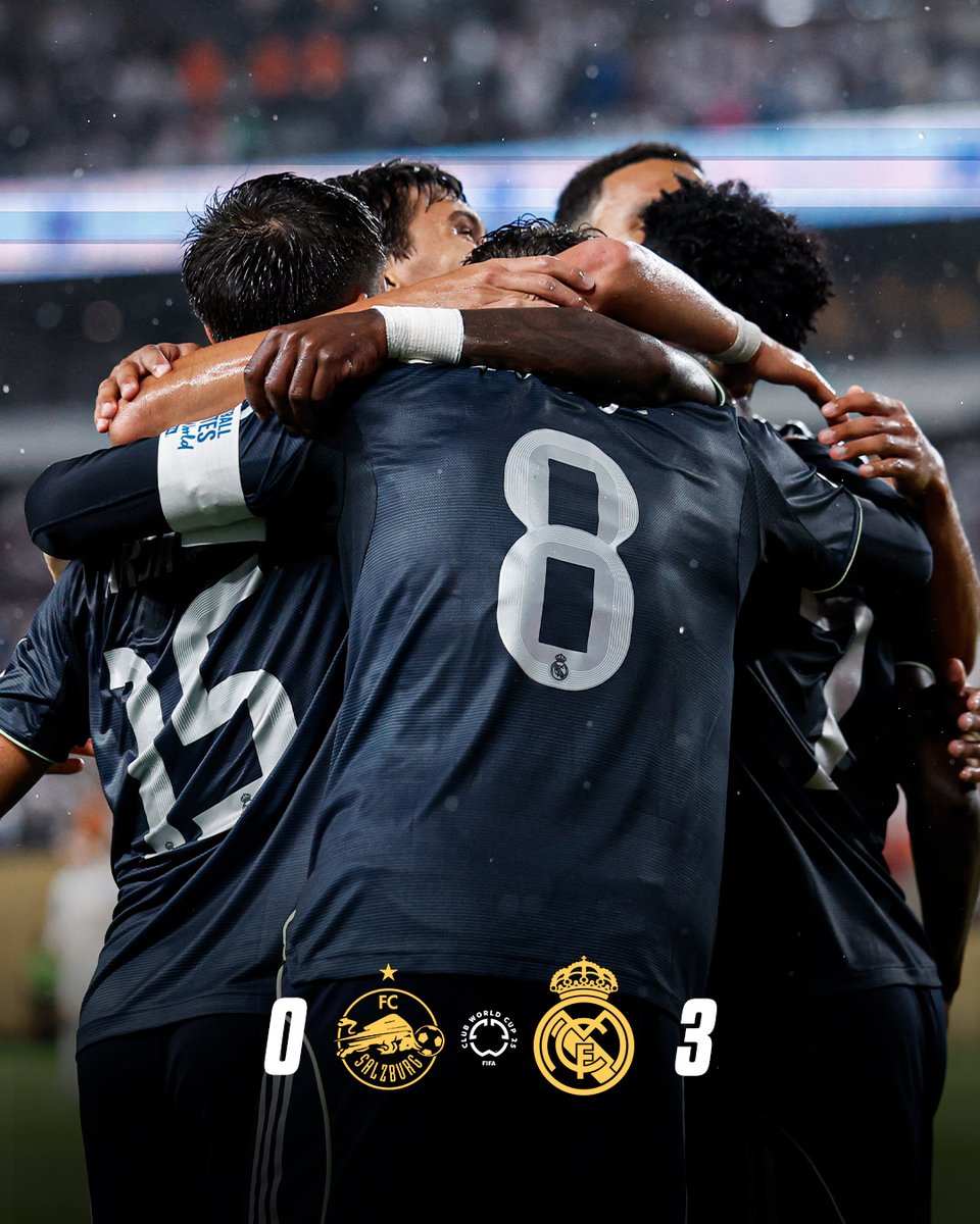 🏁 <a href="/FCRBS_en/">FC Red Bull Salzburg EN</a> 0-3 @RealMadridEN
⚽️ 40' @ViniJr
⚽ 45'+3' @FedeeValverde
⚽ 84' @Gonzalo7Garcia_