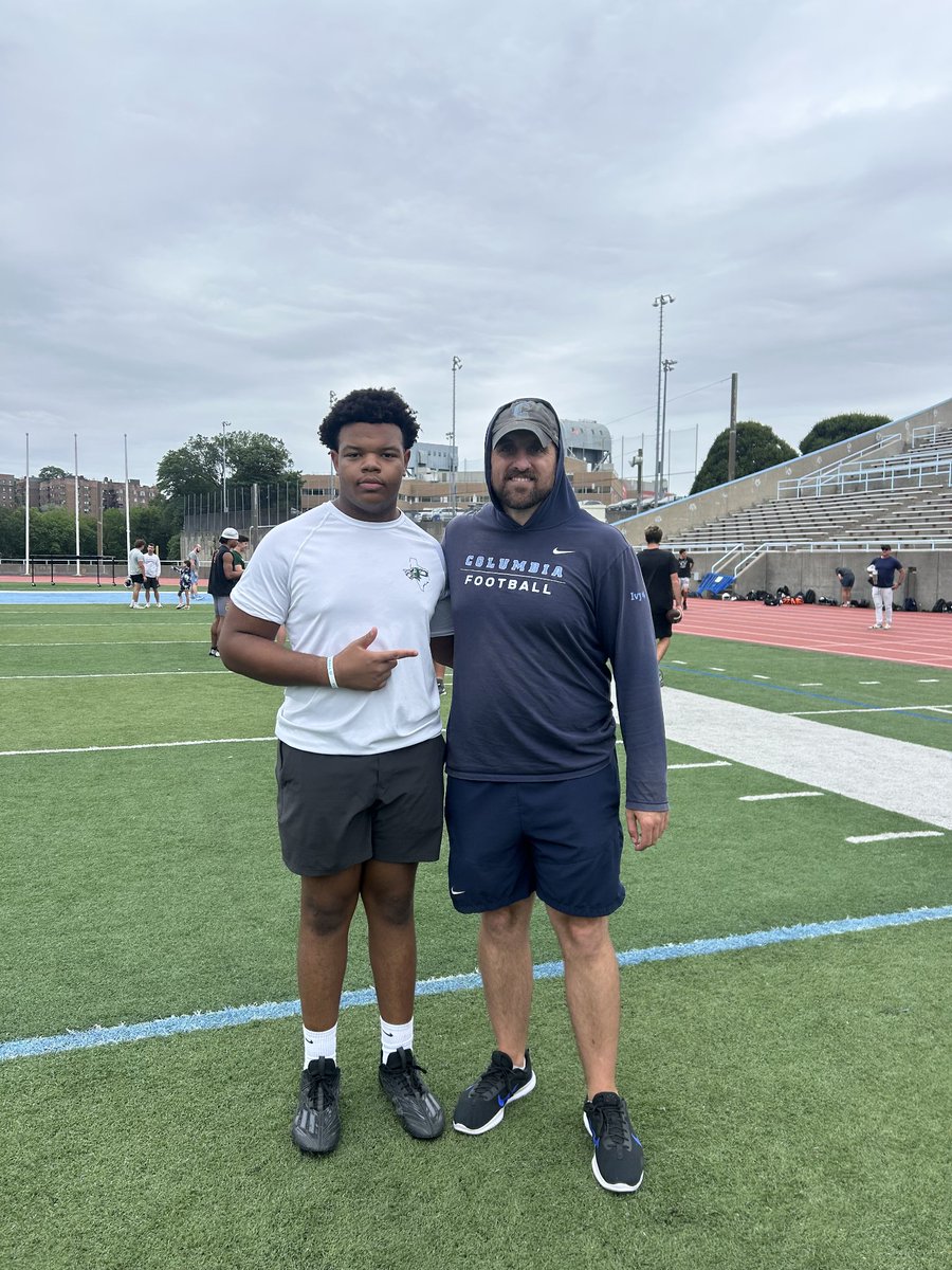 Robert Evans-Swift (@2027robertevans) on Twitter photo Thank you <a href="/CULionsFB/">Columbia Football</a> for an amazing camp today. It was great learning new things from the coaches and competing. I look forward to staying in contact and learning more about Columbia. <a href="/Coach_Poppe/">Jonathan Poppe</a> <a href="/_CoachG_/">Garrett McLaughlin</a> <a href="/Coach_Moore5/">Tyler Moore</a> <a href="/CoachSteamroll/">Coach Brian Thompson</a> <a href="/ProsperRecruits/">ProsperFB_Recruits</a> Thank you <a href="/CULionsFB/">Columbia Football</a> for an amazing camp today. It was great learning new things from the coaches and competing. I look forward to staying in contact and learning more about Columbia. <a href="/Coach_Poppe/">Jonathan Poppe</a> <a href="/_CoachG_/">Garrett McLaughlin</a> <a href="/Coach_Moore5/">Tyler Moore</a> <a href="/CoachSteamroll/">Coach Brian Thompson</a> <a href="/ProsperRecruits/">ProsperFB_Recruits</a>