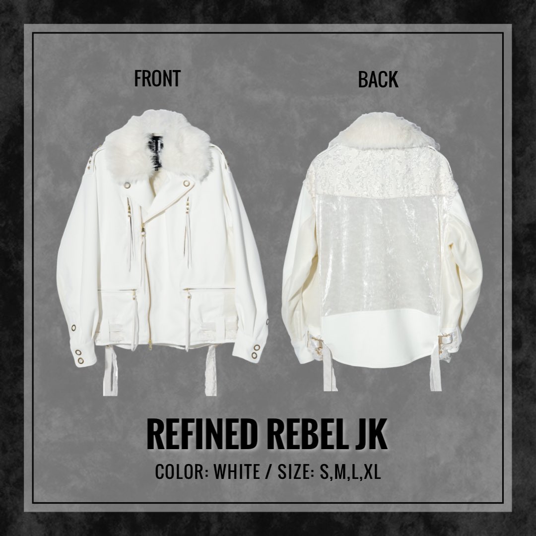 売り切り価格‼️hyde着用　LGB ダッフルコート&スカルタンクトップセット❗️ ▶︎NEW ARRIVAL 「L'Arc〜en〜Ciel LIVE 2025 hyde BIRTHDAY