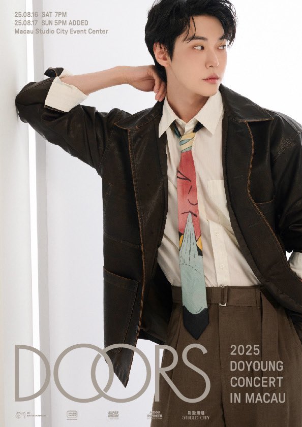 NCTsmtown's tweet photo. 2025 DOYOUNG CONCERT [ Doors ] in MACAU 🚪

〖 STUDIO CITY EVENT CENTER 〗 ➫ 2025.08.16 7PM (CST)
➫ 2025.08.17 5PM (CST) 🍀 NEW!
 ADDITIONAL SHOW TICKET SALES  ➫ 2025.06.30 10AM-4PM (CST) * "NCTzen 127" GL Membership Pre-Sale
➫ 2025.06.30 5PM- (CST)

#DOYOUNG #도영 #도어스
#Doors #DOYOUNG_Doors
#DOYOUNG_Doors_MACAU
#NCT #NCT127