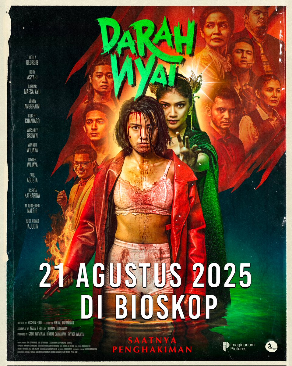 Akhirnya yang dinanti datang juga!

Darah Nyai di bioskop 21 Agustus 2025!

#datangnyai