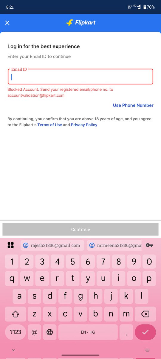 RMEENA33's tweet photo. @flipkartsupport 9887643133 unblock my account email mrmeena31336@gmail.com 
I need to pay my emi https://t.co/DwFx3AO5Qo