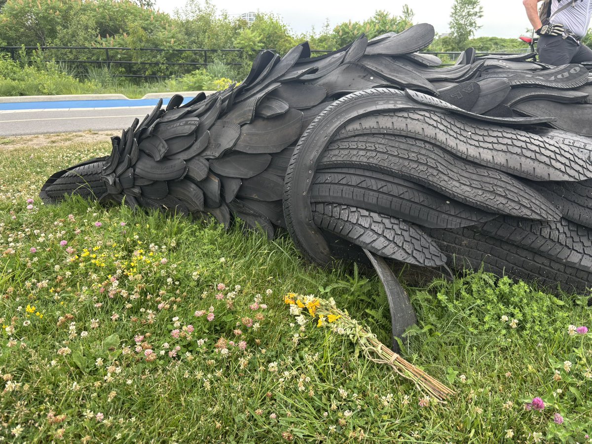 Madison McSweeney π¨π¦π· (@mmcsw13) on Twitter photo Made a trip to visit the tire crow (βWhere the Rubber Meets the Roadβ) on its last day on display by Pimisi Station. <a href="/NCC_CCN/">National Capital Commission</a>
Got to meet the artist, Gerald Beaulieu, as he was loading it into a U-Haul.
Iβll miss this beautiful bird. Made a trip to visit the tire crow (βWhere the Rubber Meets the Roadβ) on its last day on display by Pimisi Station. <a href="/NCC_CCN/">National Capital Commission</a>
Got to meet the artist, Gerald Beaulieu, as he was loading it into a U-Haul.
Iβll miss this beautiful bird.