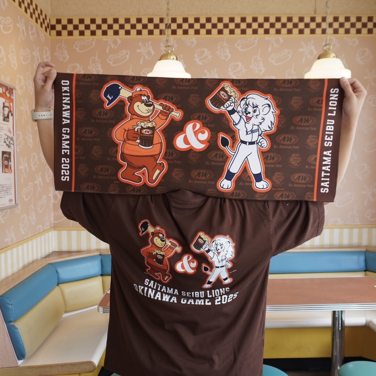 埼玉西武ライオンズ 沖縄開催記念 A&Wコラボ グッズ3品セット（XLサイズ） A&W_Okinawa on X: 