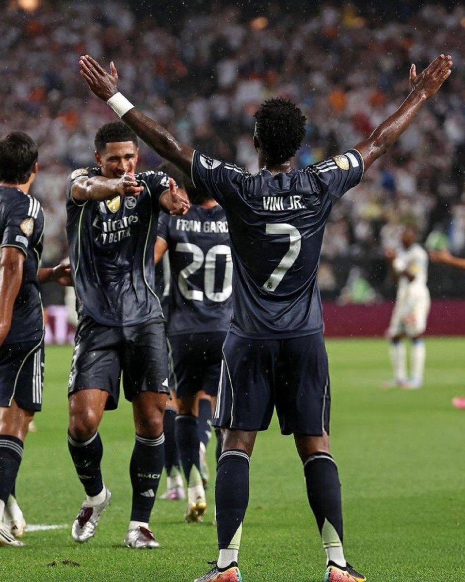 RMadridInfo's tweet photo. FT: Real Madrid 3-0 RB Salzburg 

Goals: Vinicius, Valverde, Gonzalo
Assists: Bellingham, Vinicius https://t.co/Bc08X8lhAx