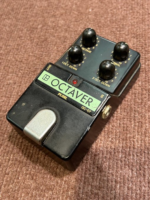 Vintage Pearl OC-07 Octaver Octave Effects Pedal Analog Free