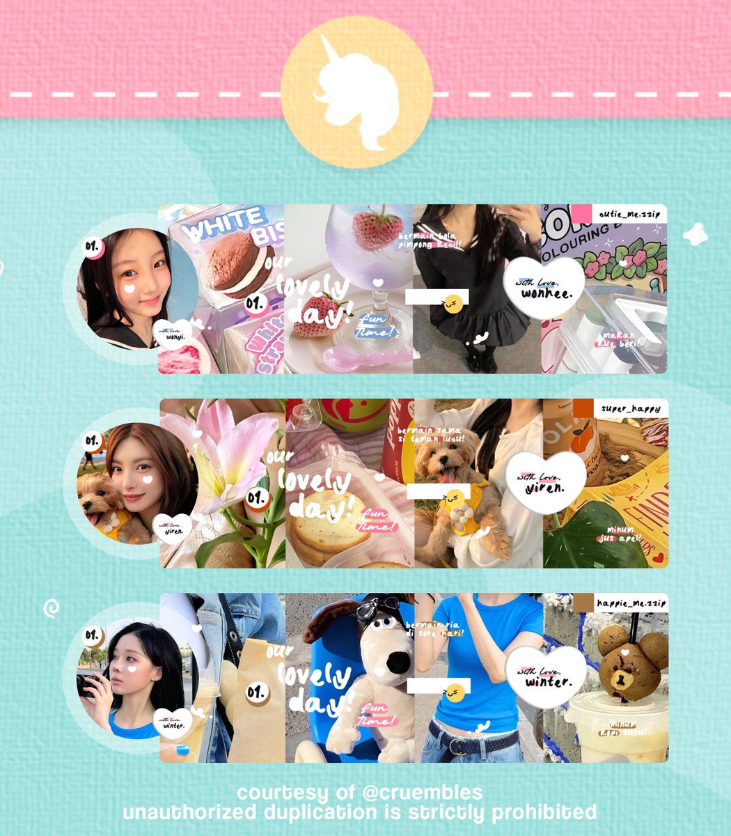 cruembles's tweet photo. help me to repost this ⭐️

haing🌀 zeya bawa 6 layout ready stock (wonhee – yiren – winter – karina – isa) dengan prici https://t.co/5Y5SozsZVu 🍰🍨🍭🎀

#zonauang #zonajajan https://t.co/DGsXnmYw1q