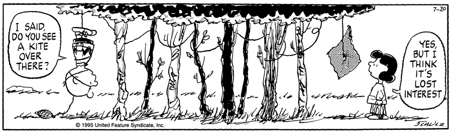 peanuts_no's tweet image. July 20, 1995