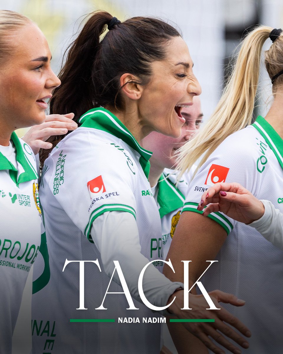Det står nu klart att den grönvita sejouren är över för Nadia i samband med att låneavtalet för våren löper ut. 

Stort tack för dina insatser och kör hårt i EM, <a href="/nadia_nadim/">Dr Nadia Nadim</a>! 💚

#Bajen
