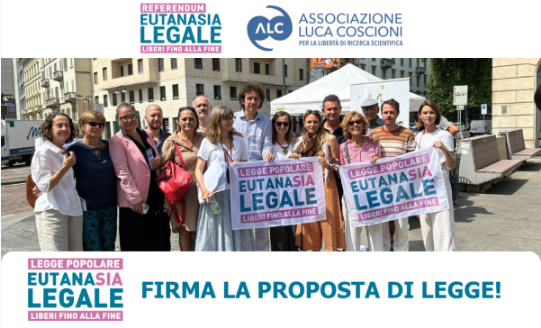 Io ho firmato, fallo anche tu!
 #EutanasiaLegale