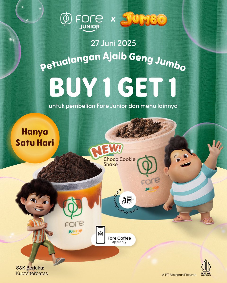 Nice move, Fore 👍🏻 Fore x Jumbo! 

Btw saya personally suka Butterscotch Milk Crumble nya, must try sih~