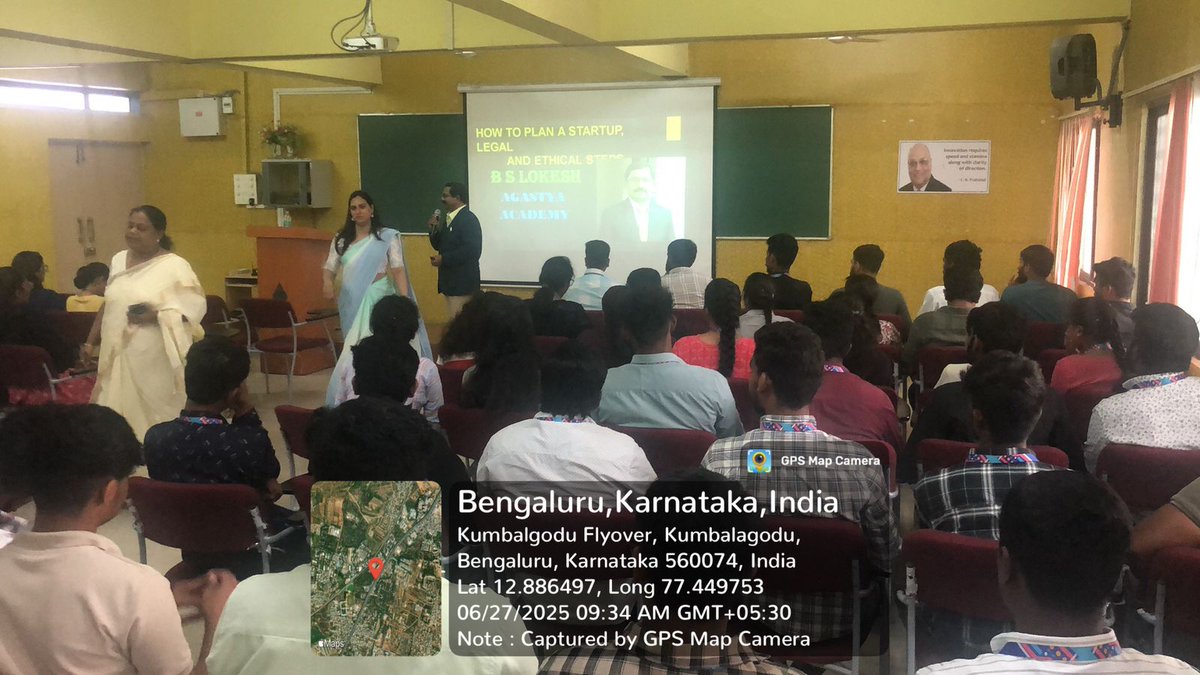 rrceblr's tweet image. 🎓✨ #PostEvent | #RRCE #MBADept
On 27 June, an insightful workshop on &quot;How to Plan for a Startup &amp;amp; Legal &amp;amp; Ethical Steps&quot; was held with Mr. Lokesh. Students gained valuable knowledge on building ethical, sustainable ventures! 💡👏
#StartupWorkshop #Entrepreneurship #RRCEEvents