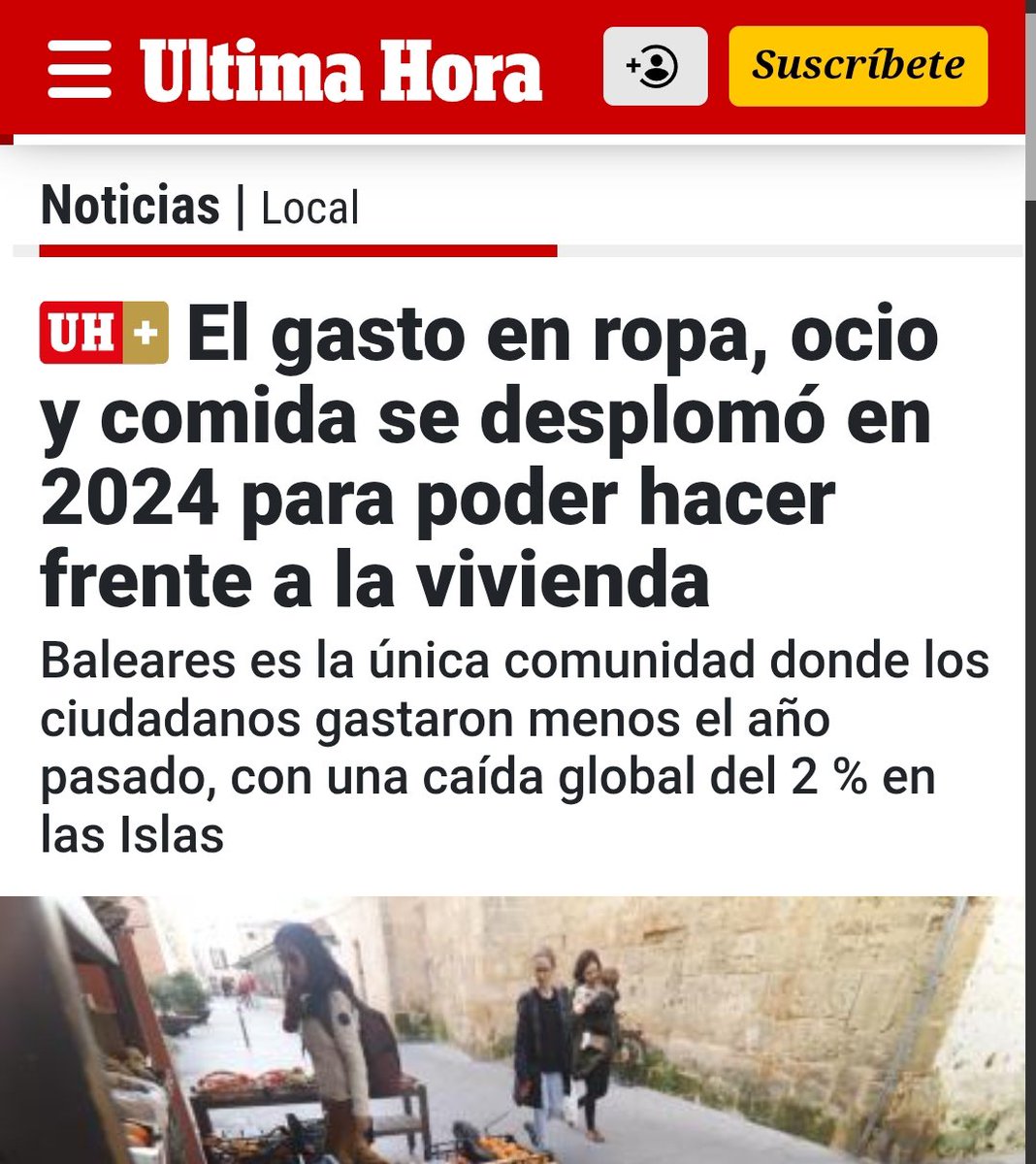 Jesús J. Jurado 💜🔻 (@jesjuradosegui) on Twitter photo El robatori especulatiu que fan els propietaris d'habitatges a Balears, siguin particulars, bancs o fons voltor, provoca pobresa i patiment a la ciutadania
La solució és limitar el preu dels lloguers i venda d'habitatges, però el <a href="/goib/">Govern de les Illes Balears</a> no ho farà perquè defensa als especuladors El robatori especulatiu que fan els propietaris d'habitatges a Balears, siguin particulars, bancs o fons voltor, provoca pobresa i patiment a la ciutadania
La solució és limitar el preu dels lloguers i venda d'habitatges, però el <a href="/goib/">Govern de les Illes Balears</a> no ho farà perquè defensa als especuladors