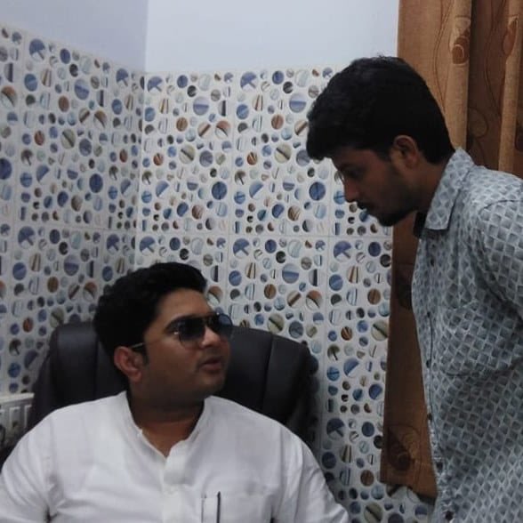 Rape accused Monojit with Abhishek Banerjee
