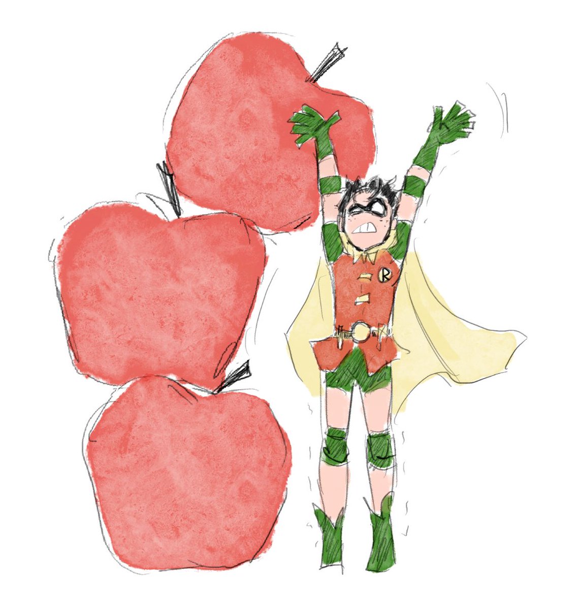 3 apples tall #jaybin
