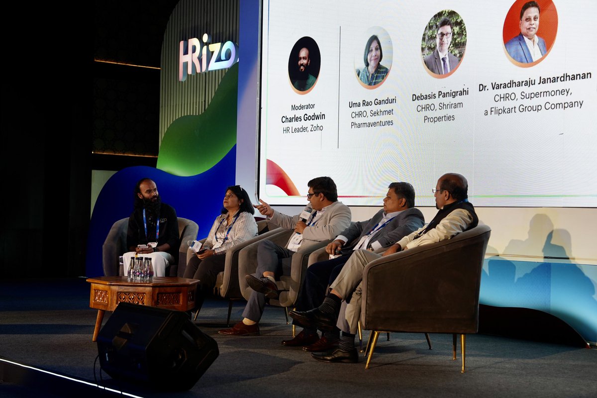 chalshr's tweet photo. #HRizonByZoho 2025 💫

Human-first, purpose-led, AI-augmented - the future of work is here! 

Talent must be reimagined, rewards must reflect meaning &amp; flexibility.
True transformation starts with people ✨

#HRizon2025 #Zoho #ZohoPeople #GoZoho #TechHR #Bengaluru #SouthIndia 🇮🇳 https://t.co/KeuWAj1PIe
