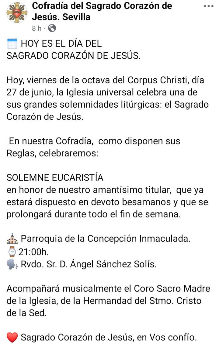 Coro Madre de la Iglesia - Hermandad de la Sed tweet media