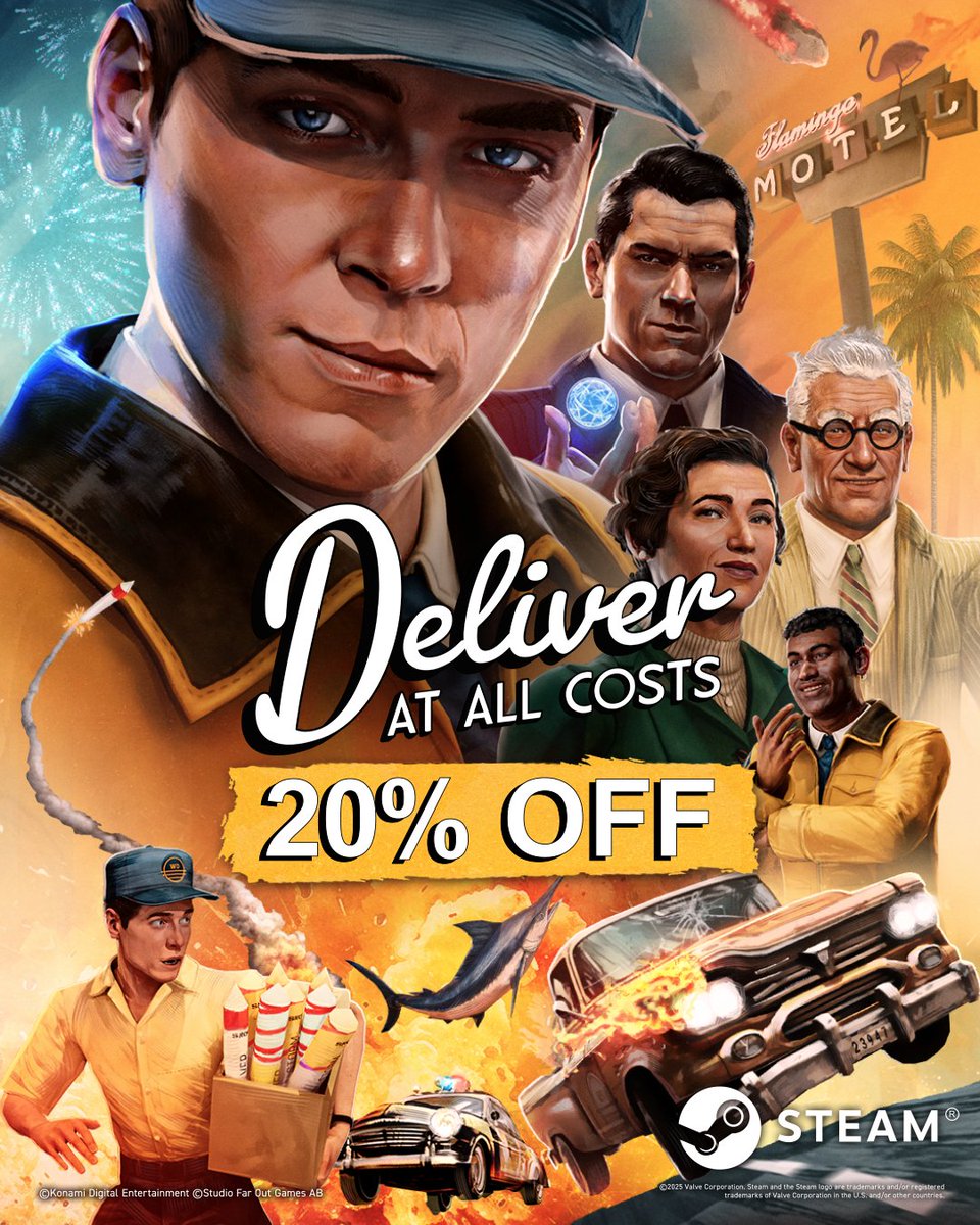🛻💥 Deliver At All Costs is 20% OFF during the Steam Summer Sale!

Deliver chaos at a discount. Sale ends on July 10th, 2025.

🛒 Grab it now on Steam: store.steampowered.com/app/1880610/De…