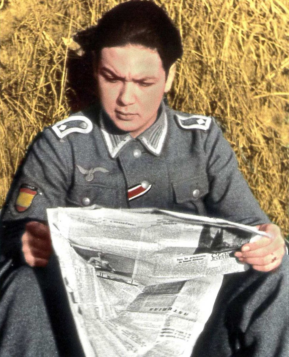 👉La llegada de la División Azul al frente ruso en 1941 aceleró el proyecto de contar con un periódico propio, que permitiera ofrecer información sobre la guerra adaptada a los soldados españoles y mantenerlos cohesionados ideológicamente

(1/2)