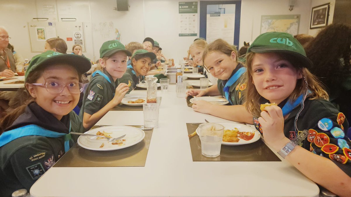British Defence Singapore Support Unit (@bdssu_uk) on Twitter photo No 1 British Scouts & Cubs Singapore visit HMS DAUNTLESS at BDSSU. Highlights include the award of their RN Scout Badge and 'scran' in the Junior Rates Mess. Superbly delivered tour by the DNTL Team #CSG25 <a href="/DefenceHQ/">Ministry of Defence 🇬🇧</a> <a href="/HMSDauntless/">HMS Dauntless</a> <a href="/RoyalNavy/">Royal Navy</a> <a href="/UKStratCom/">Strategic Command</a> <a href="/UKinSingapore/">UK in Singapore 🇬🇧</a> <a href="/COMUKCSG/">UK Carrier Strike Group</a> No 1 British Scouts & Cubs Singapore visit HMS DAUNTLESS at BDSSU. Highlights include the award of their RN Scout Badge and 'scran' in the Junior Rates Mess. Superbly delivered tour by the DNTL Team #CSG25 <a href="/DefenceHQ/">Ministry of Defence 🇬🇧</a> <a href="/HMSDauntless/">HMS Dauntless</a> <a href="/RoyalNavy/">Royal Navy</a> <a href="/UKStratCom/">Strategic Command</a> <a href="/UKinSingapore/">UK in Singapore 🇬🇧</a> <a href="/COMUKCSG/">UK Carrier Strike Group</a>