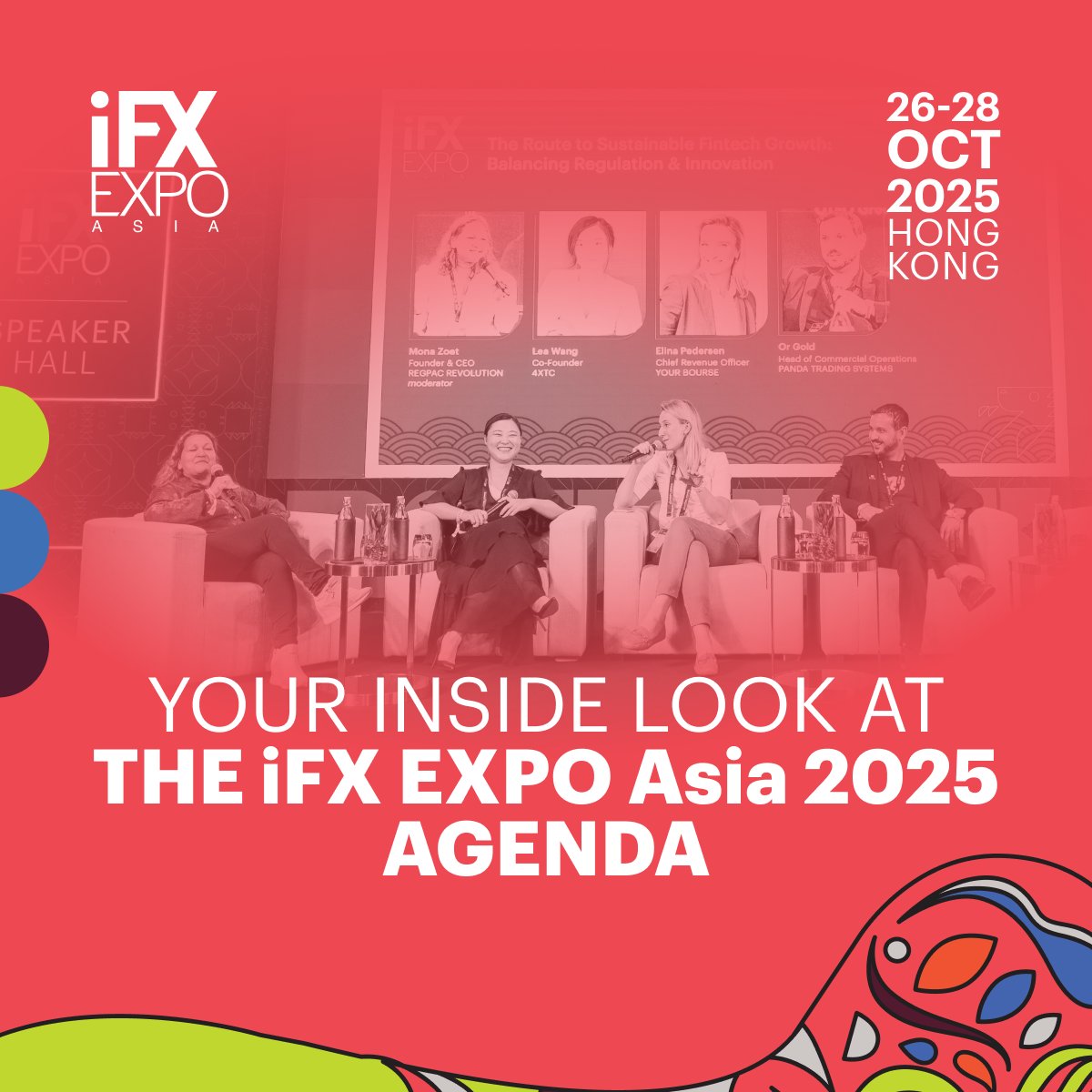 Discover the first official topics at iFX EXPO Asia 2025! East vs. West:  The Crypto Divide The Payment Games ...and so much more! Come and shape the  future of finance from 26–28