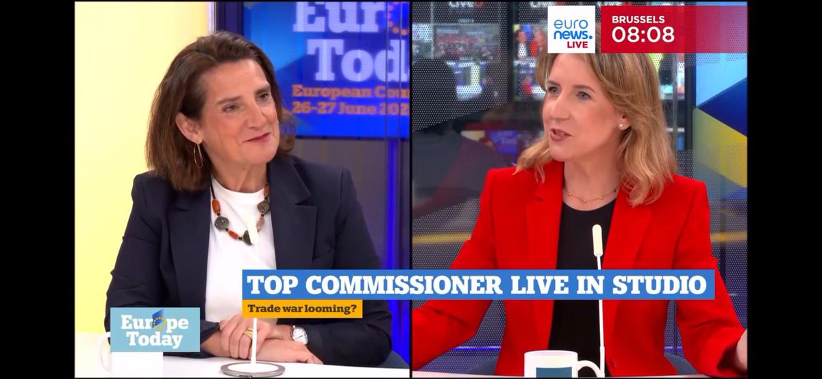 Méabh Mc Mahon (@meabhmcmahon) on Twitter photo Delaying 2040 climate targets would be a “mistake”.
<a href="/Teresaribera/">Teresa Ribera</a> tells me this morning live on <a href="/euronews/">euronews</a> in response to <a href="/EmmanuelMacron/">Emmanuel Macron</a> calls last night at #EUCO Delaying 2040 climate targets would be a “mistake”.
<a href="/Teresaribera/">Teresa Ribera</a> tells me this morning live on <a href="/euronews/">euronews</a> in response to <a href="/EmmanuelMacron/">Emmanuel Macron</a> calls last night at #EUCO