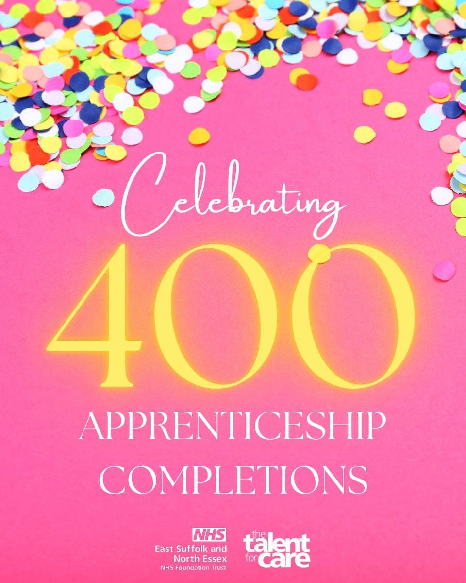 esneft_talent's tweet image. 🎉We recently reached the milestone of 400 apprenticeship completions🎉
Everyone who has completed an apprenticeship should feel incredibly proud🏆🌟
A special congratulations to Scott, Level 5 Coaching Professional, who is our 400th completion👏
#Apprenticeships #Success