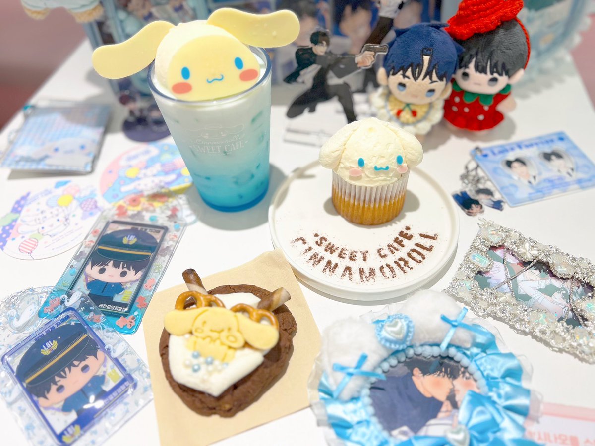 🩵 ᴄɪɴɴᴀᴍᴏʀᴏʟʟ ꜱᴡᴇᴇᴛ ᴄᴀꜰᴇ 🩵 
i finally visited~! 😍