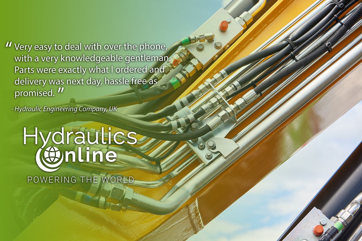 At Hydraulics Online, we're all about getting you the right hydraulic solutions, wherever you are! We're super proud to have exported to over 130 countries and supported 20+ different industries with our award-winning service and expert advice.

What really makes our day? Hearing
