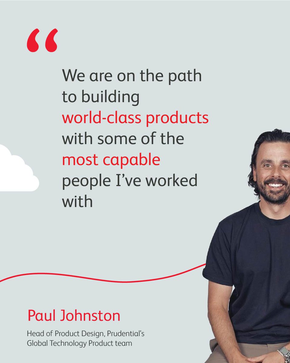 prudentialplc's tweet image. Introducing Paul Johnston, Head of Product Design, in Prudential&apos;s Global Technology Product team. 

His mission is to create resilient and adaptable solutions for ASEAN countries.

#PruStories #NextPrudential