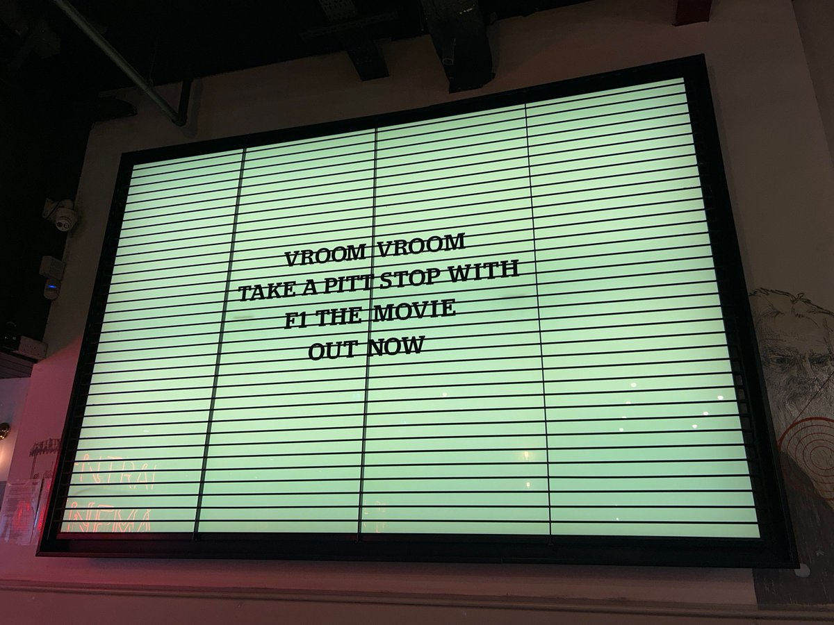 As a great scholar once said, vroom vroom 🏎️💨

Take a Pit(t) stop with <a href="/F1Movie/">F1 Movie</a>, crashing onto our screens from the summer blockbuster masterminds behind Top Gun: Maverick!