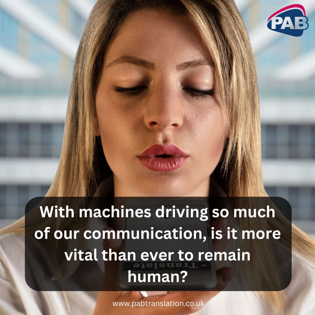 From AI triage to expert hand-offs, maximize both efficiency and empathy in every interaction. 
🔗 pabtranslation.co.uk/news/with-mach… 

#UKTech #Automation #CX