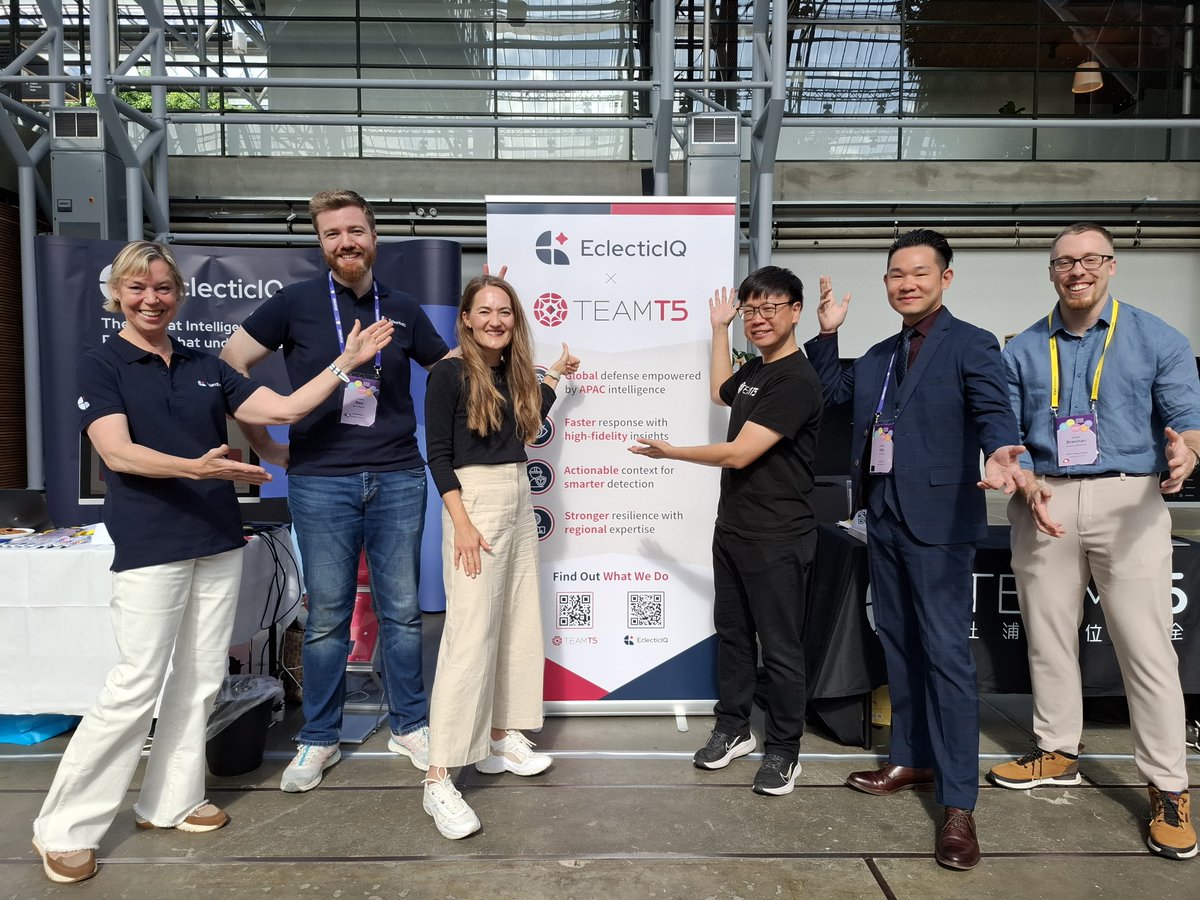 TeamT5 (@teamt5_official) on Twitter photo Thank you all for visiting our booth at #FIRSTCON25 !
With our partners <a href="/EclecticIQ/">EclecticIQ</a> & SAFA'S support, we had an incredible time connecting with #cybersecurity professionals passionate about Asia-Pacific threat research.
Know more about our #insights
👉pse.is/7sugbv Thank you all for visiting our booth at #FIRSTCON25 !
With our partners <a href="/EclecticIQ/">EclecticIQ</a> & SAFA'S support, we had an incredible time connecting with #cybersecurity professionals passionate about Asia-Pacific threat research.
Know more about our #insights
👉pse.is/7sugbv