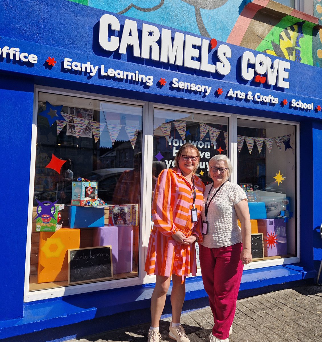 📍 Proudly rooted in Cobh, Carmel's Cove on Bishop St offers school &amp; office supplies, sensory toys, Irish books, printing, and more — all with a warm, inclusive touch. A true local gem supporting every customer. 💛 
#FridayFocus #CobhChamber #ShopLocal #InclusiveBusiness