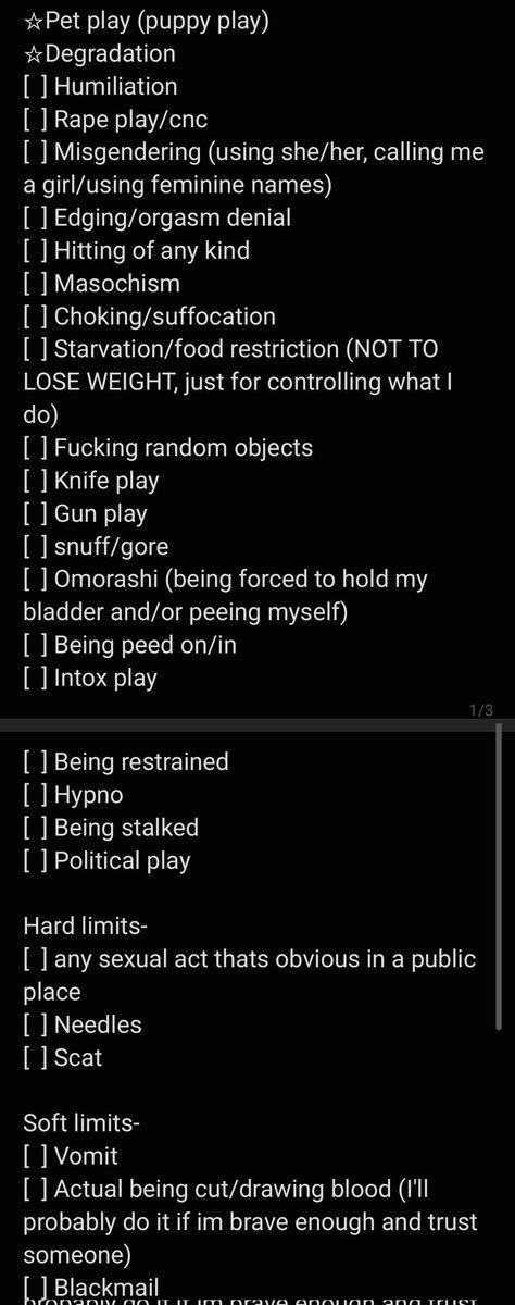 CL0VERLDY's tweet image. ♡ Chloe 
♡ 21 years old
♡ Female to 'Male' fakeboy 
♡ also a puppy ~
♡ Complete Sub
♡ into most everything, I'll show my list ~
♡ Very rough kinks ahead!