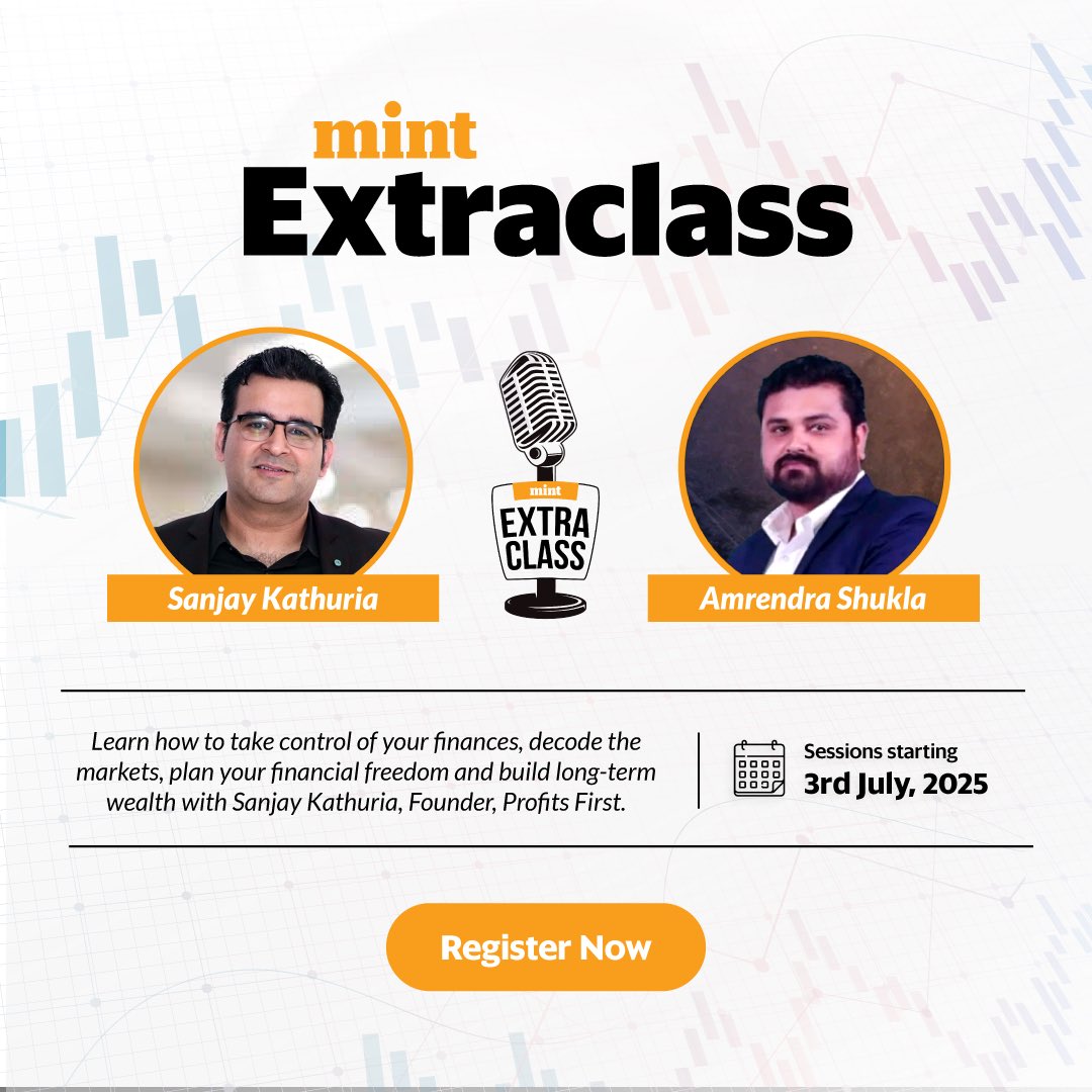 💡 Can a ₹50K salary build wealth?
Yes — if you save first, invest smart, and stay consistent.
Learn the exact playbook from Sanjay Kathuria, Founder of Profits First.

🎟️ Book your spot now @ ₹499. Limited seats! - read.ht/SisE

<a href="/sanjaykathuria/">Sanjay Kathuria, CFA</a>