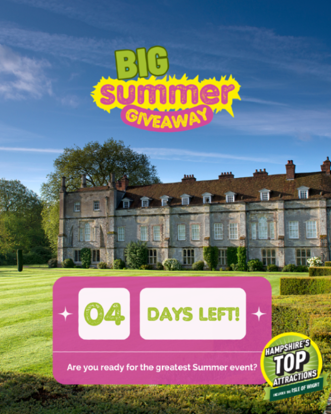Only FOUR more days until we reveal something HUGE for your summer holidays! Trust us, you won't want to miss this! 👀 

Make sure you are signed up to our email list so you don't miss a giveaway: …shireattractions.us10.list-manage.com/subscribe?u=1a…

#hantstopdaysout