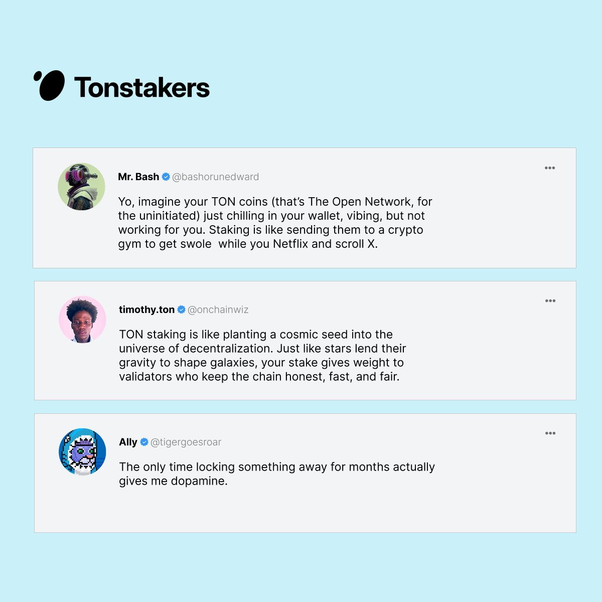 We asked the community to describe TON staking.
Here’s what they said 💎👇
