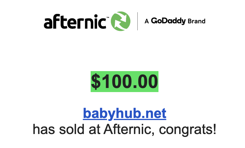 babyhub .net
has sold <a href="/afternic/">Afternic</a> for $100.00, Thanks!

#domain