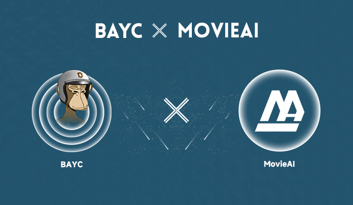 BaycCto's tweet image. BAYC x @MAI_MovieHQ
We are pleased to announce our partnership with MovieA! MovieAI combines blockchain technology and tokenomics to create a decentralized entertainment ecosystem, transforming how films are produced, distributed, and experienced.