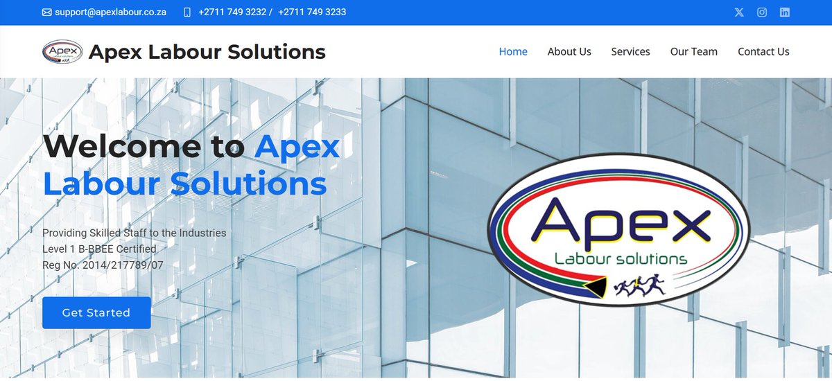 SeanDylanp1982's tweet photo. Apex Labour Solutions
https://t.co/3i9ANSmLyO

https://t.co/hgzcWXRv88

#portfolio #webdevelopment #getonline https://t.co/5Xa4CjoaxF