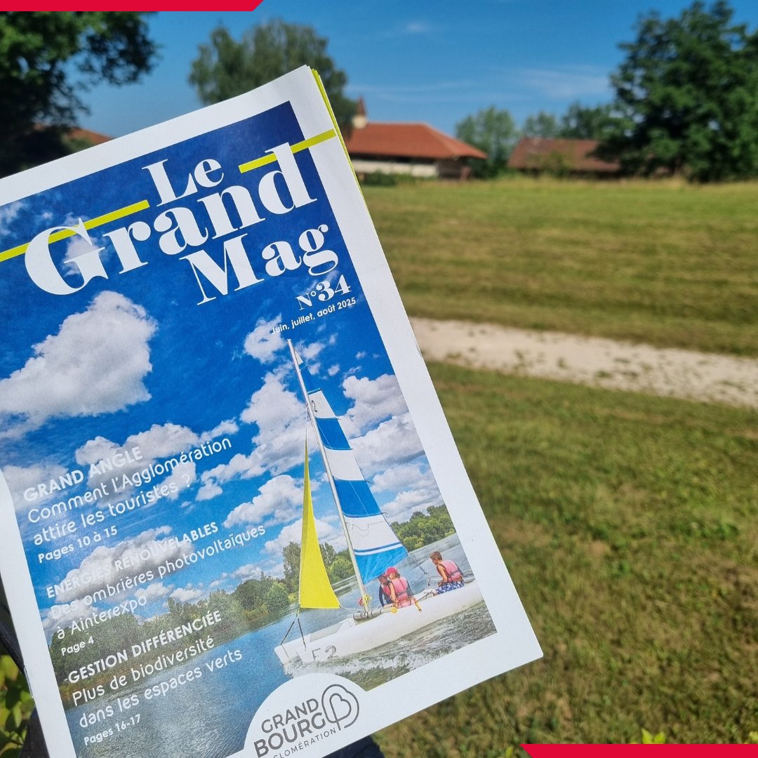Le Grand Mag, le magazine de Grand Bourg Agglomération est en ligne !
Feuilletez Le Grand Mag #34 : 
tinyurl.com/396x4tcn

#legrandmag #grandbouragglo #magazine