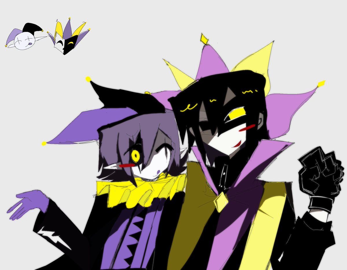 vinegarsushi's tweet photo. two joker https://t.co/97F8DlocRn