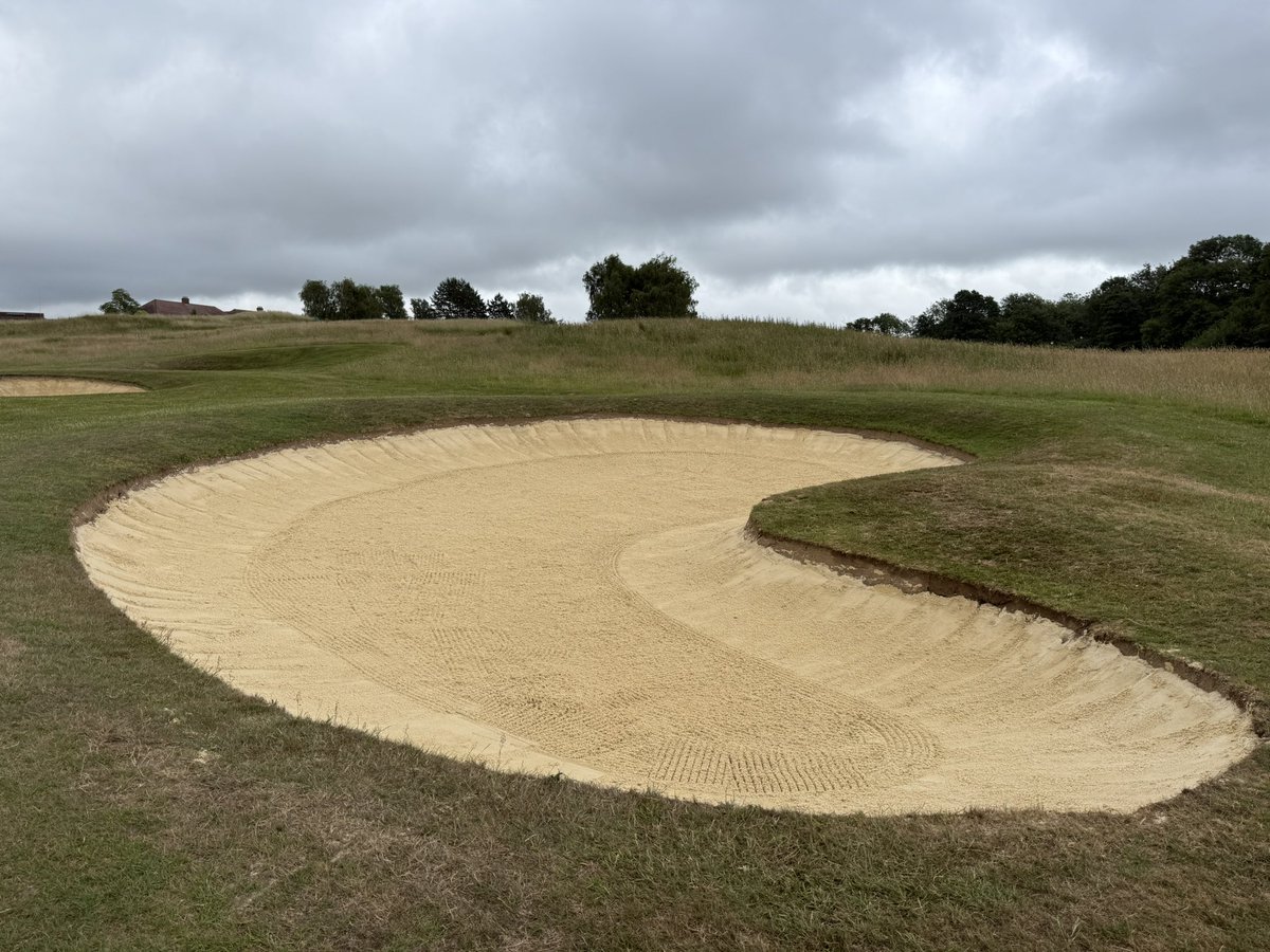 Great to be continuing with the bunker renovation programme this week, with two more bunkers being completed.