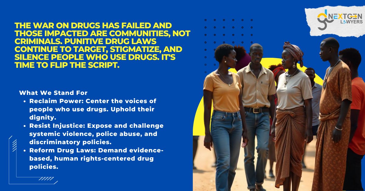 The war on drugs has failed. Communities suffer while unjust laws criminalize, stigmatize &amp; silence.

We choose dignity. 
#DrugPolicyReform