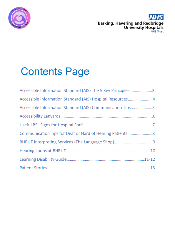 Accessible Information Packs are being added to all Patient Experience Trolleys!
They include key resources to support patients with additional needs 👁️👂👐🌻
Let’s continue to make care accessible and inclusive for everyone 💙