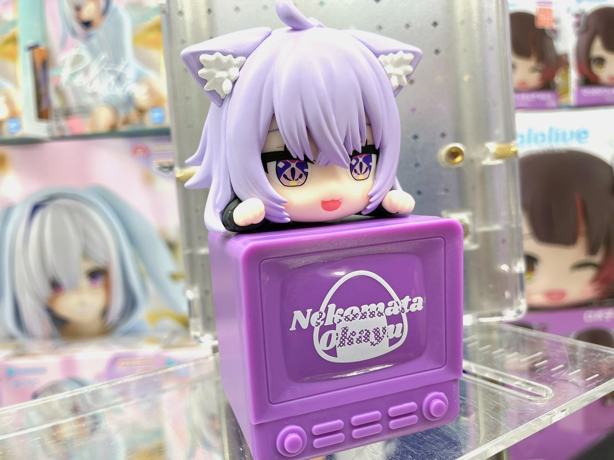 ホロライブ ひっかけフィギュア Vol.3 ロボ子さん 猫又おかゆ 戌神ころね ホロライブひっかけフィギュア Vol.3 猫又おかゆ 戌神ころね