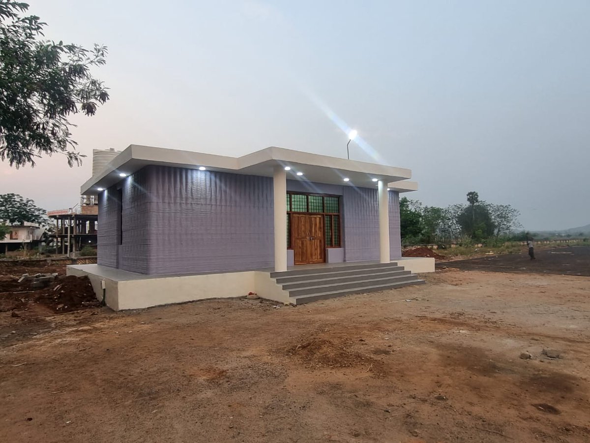 We’re proud to announce the successful completion of Indian Railways’ first-ever 3D-printed building, a Gangman Hut, at Parvatipuram Station, Andhra Pradesh.

Built in just 25 days, this marks a leap toward faster, cleaner, and more sustainable infrastructure.

#ExcellentRVNL