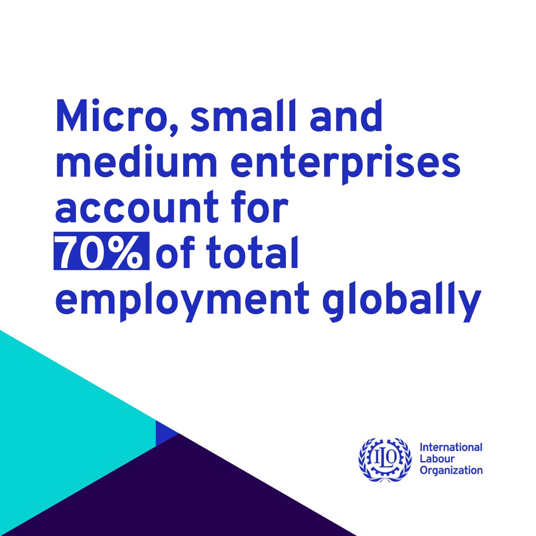MSMEs account for 70% of total employment globally, yet face an uphill battle.

At the ILO, we’re committed to fostering coordinated action to empower MSMEs and unlock their full potential as engines of transformation, driving job creation and inclusive growth. #MSMEDay2025